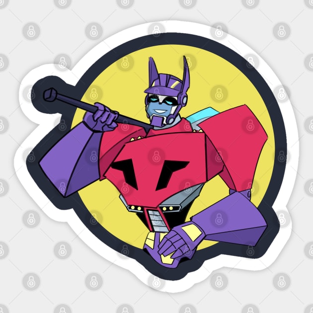 tfa optimus Sticker by inkpocket